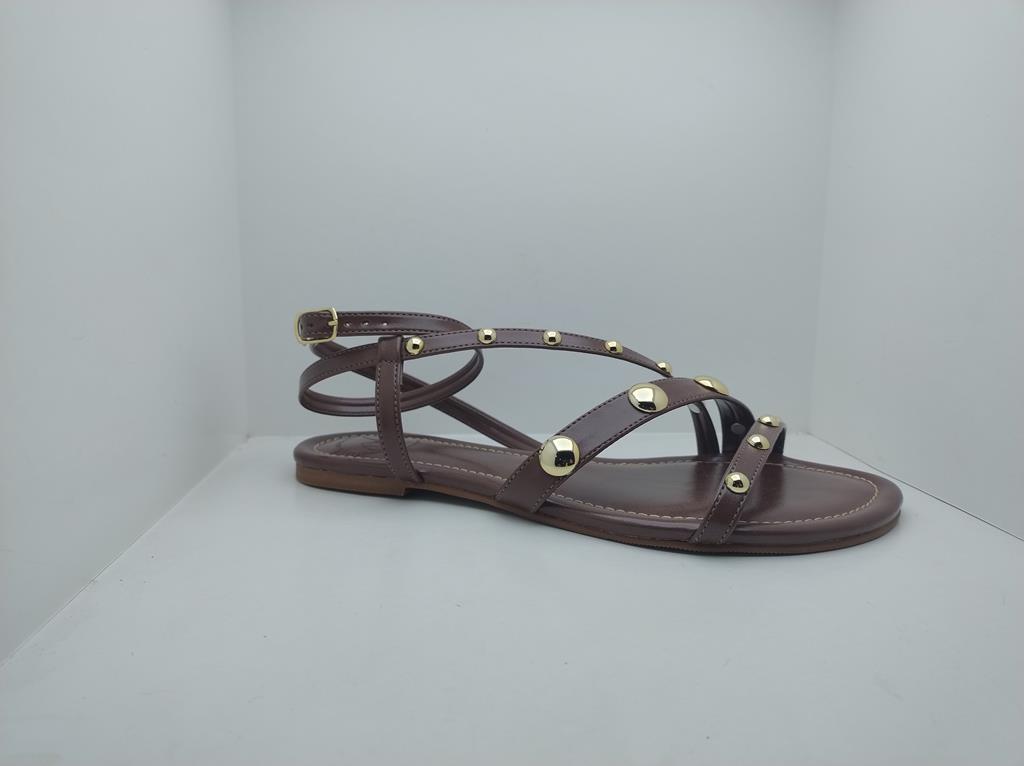 Rasteira Bico Redondo - 3 Marias